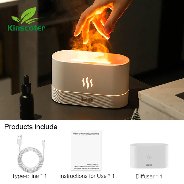 Flame aroma diffuser