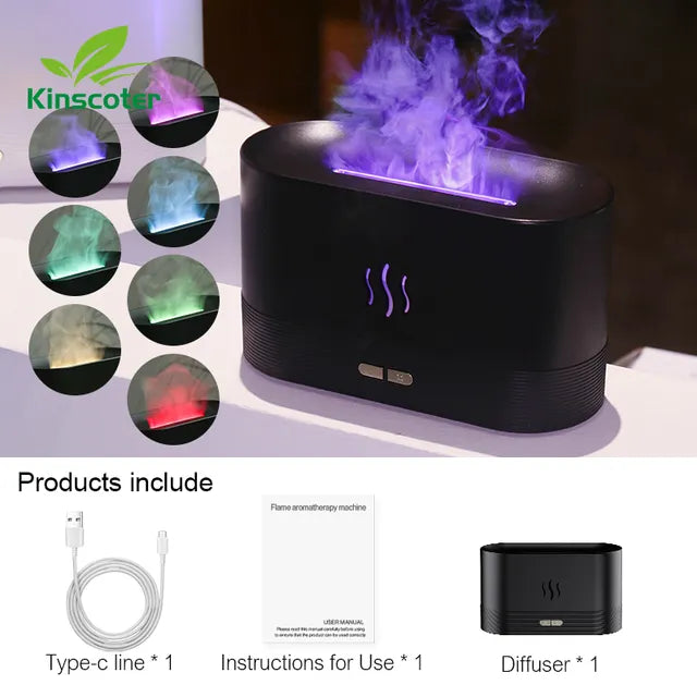 Flame aroma diffuser