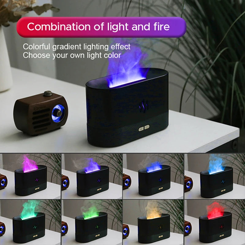 Flame aroma diffuser