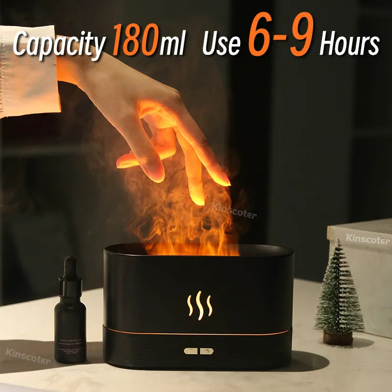 Flame aroma diffuser